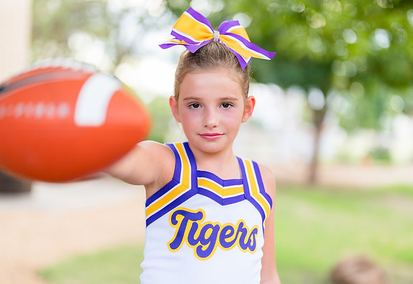 8U Tigers Cheer & Football-13