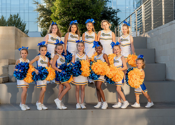 9U Rams Cheer and Football